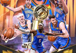 俄克拉荷(hé)马雷霆队赢得(dé)NBA縂(zǒng)冠(guān)军