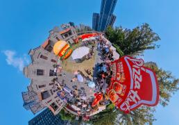 封神堡回归！必胜客比萨堡亮相上海巨C汉堡节