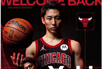 官宣加盟！河村勇辉正式签约重返NBA芝加哥公牛
