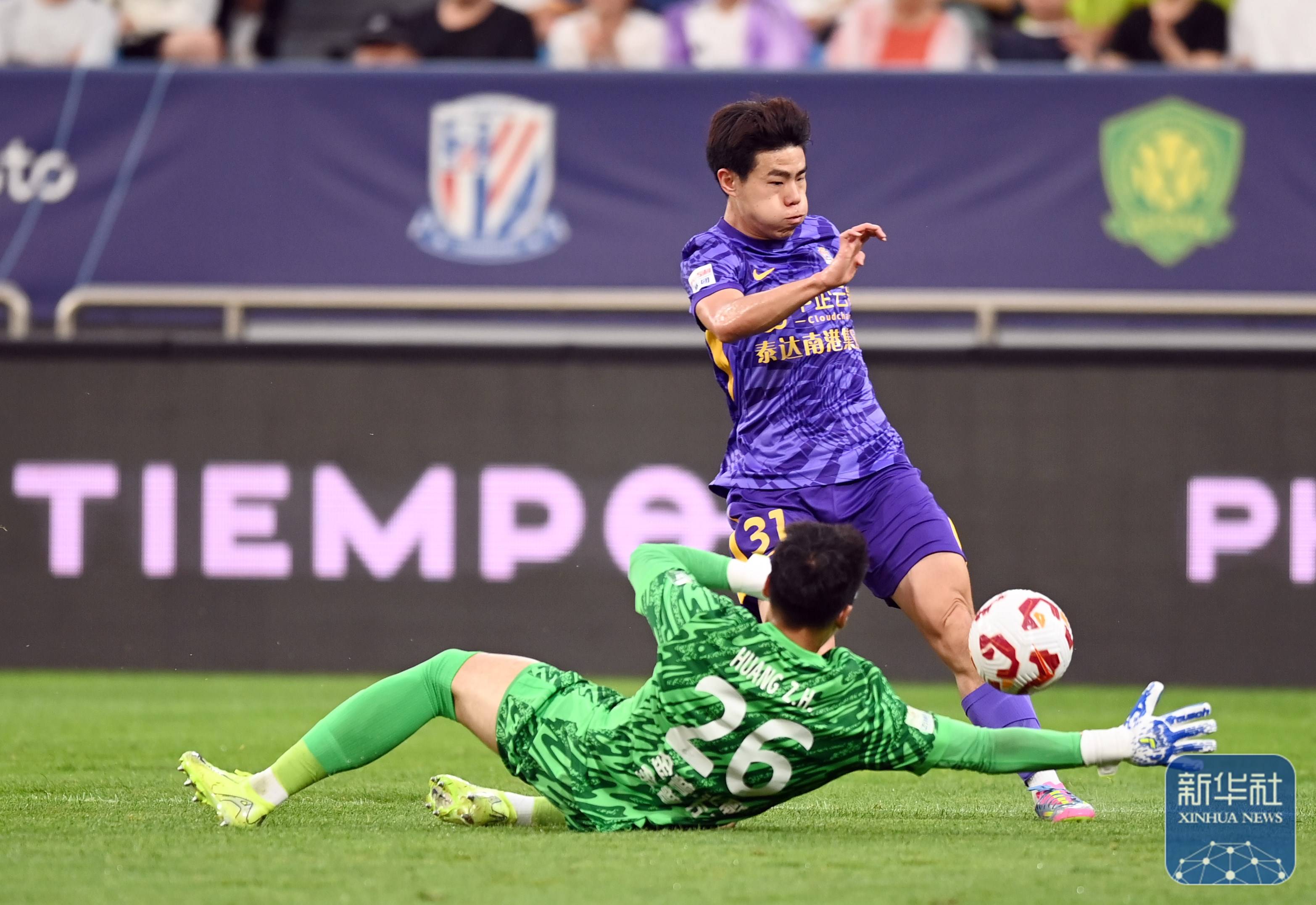 足球(qiú)｜中超：天津(jīn)津(jīn)门虎胜大(dà)連(lián)英(yīng)博海发