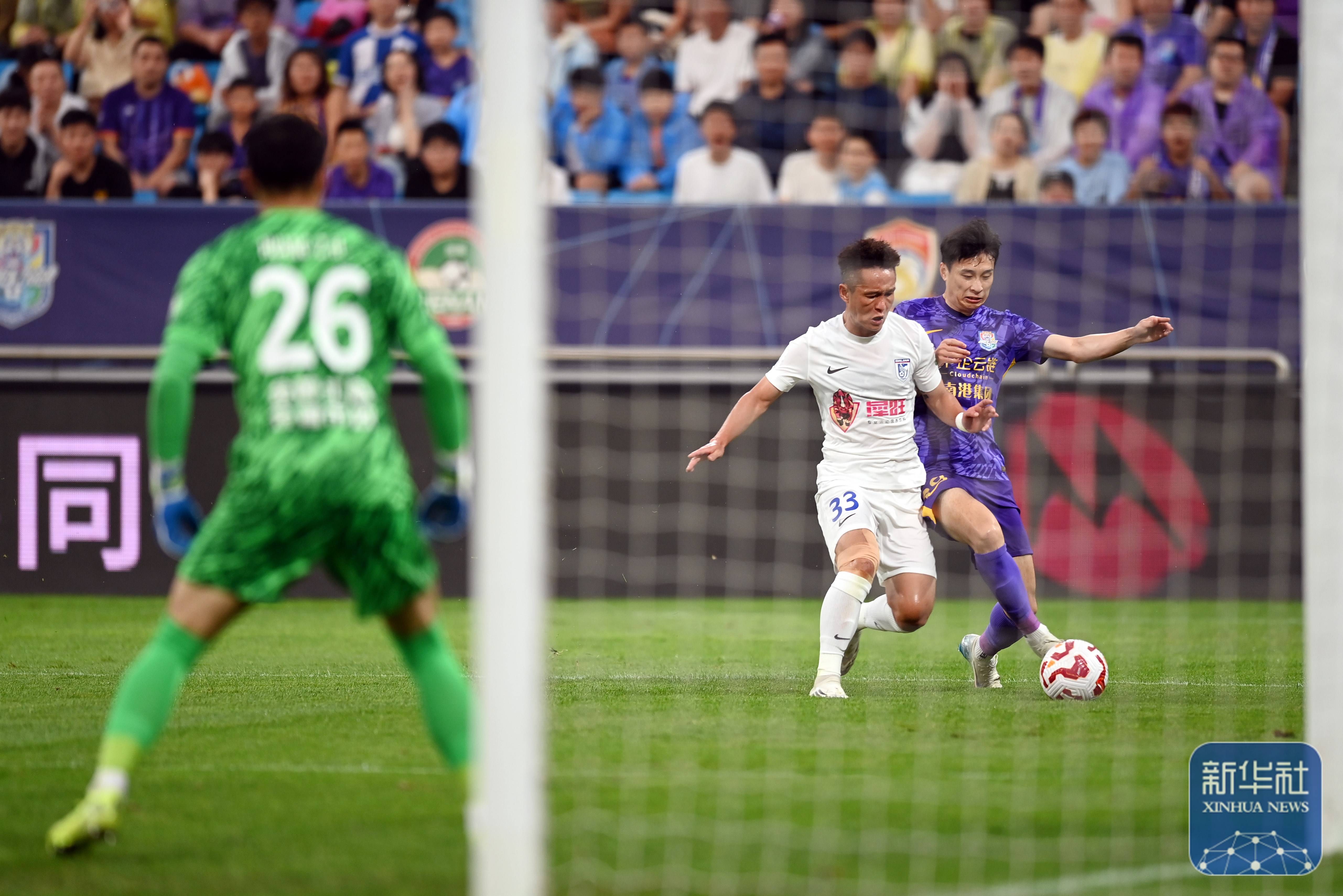足球(qiú)｜中超：天津(jīn)津(jīn)门虎胜大(dà)連(lián)英(yīng)博海发