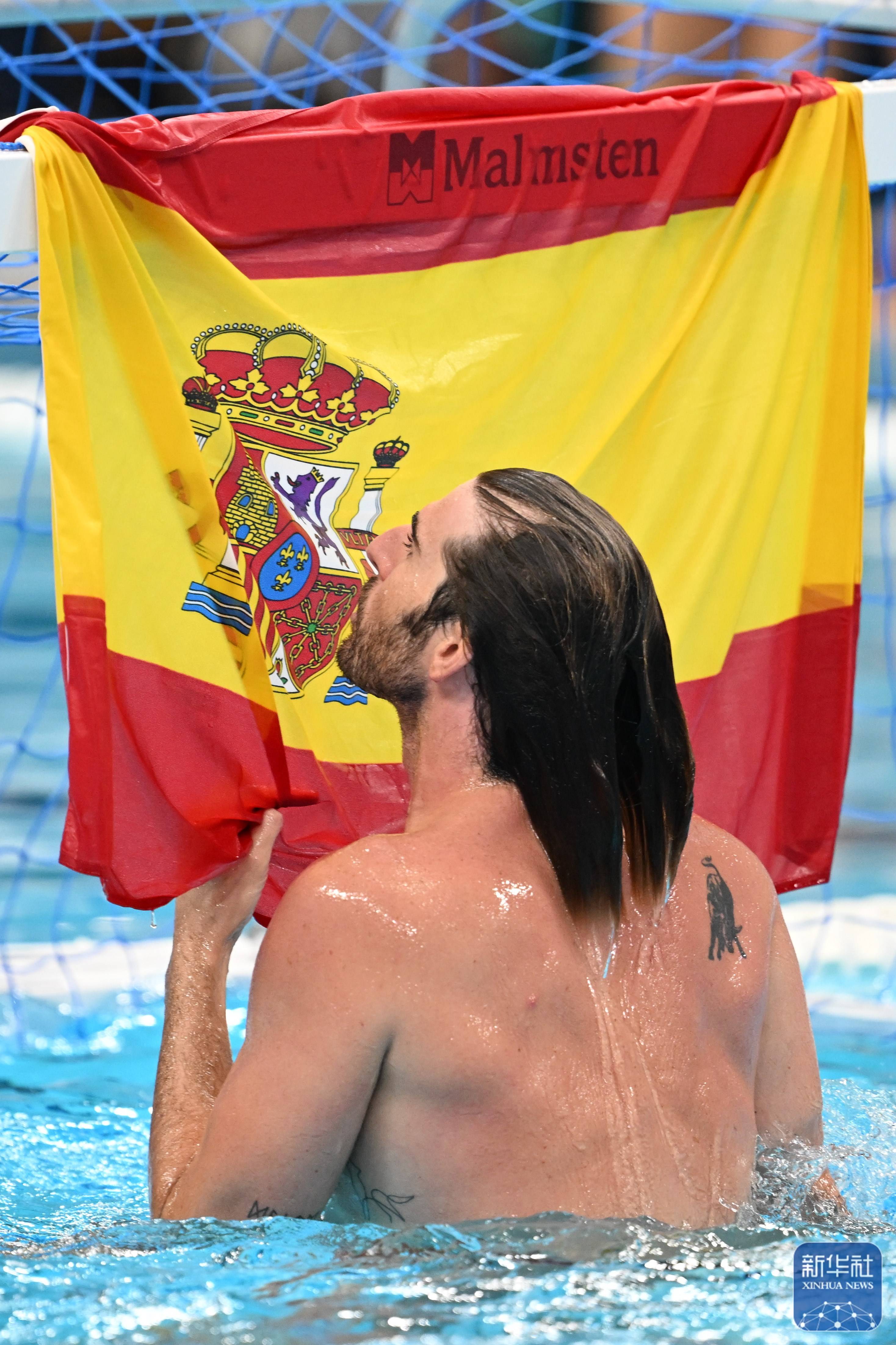 游泳世錦(jǐn)赛丨西(xī)班牙队获得男子(zi)水球冠(guān)軍(jūn)