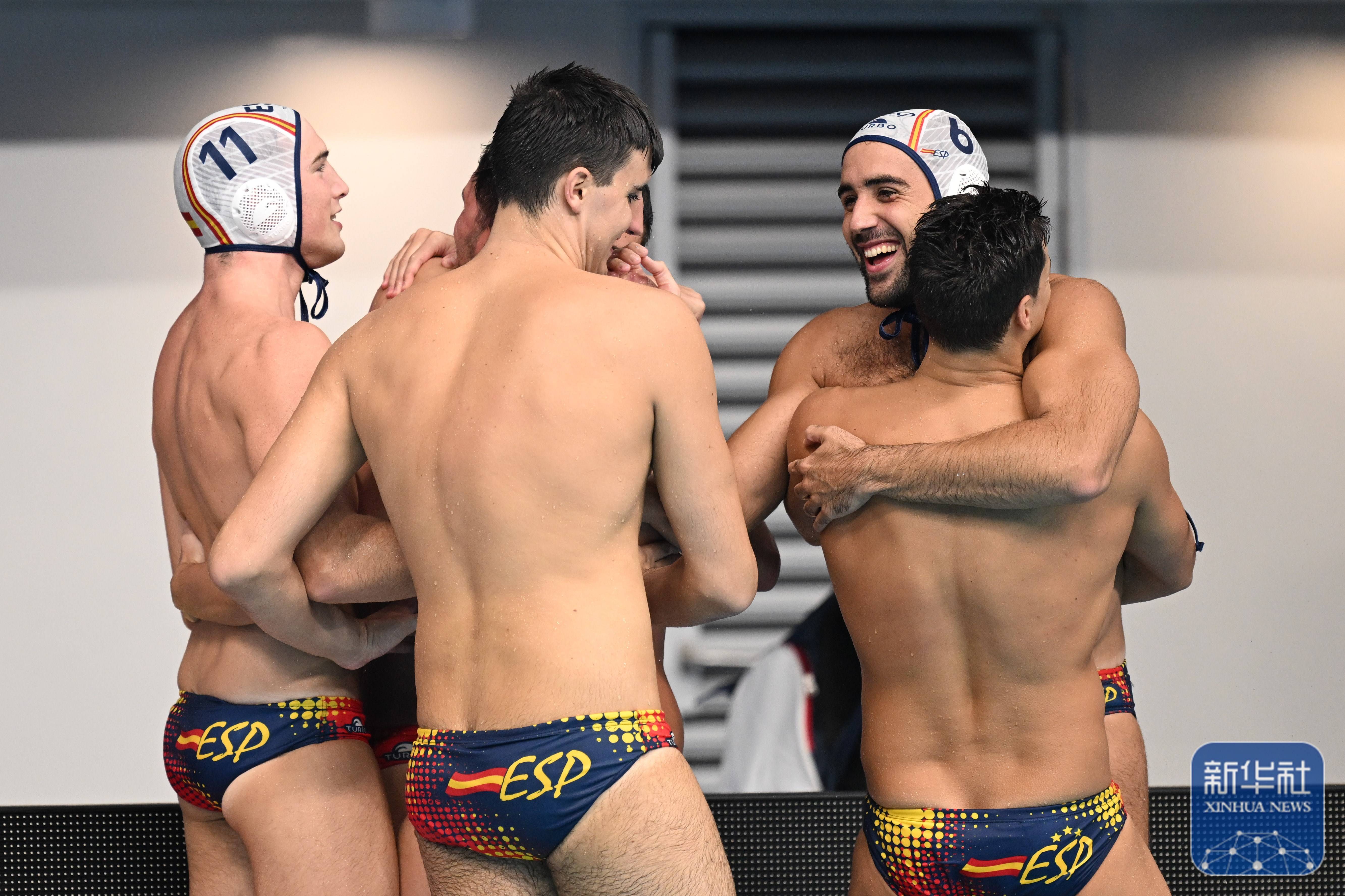 游泳世錦(jǐn)赛丨西(xī)班牙队获得男子(zi)水球冠(guān)軍(jūn)