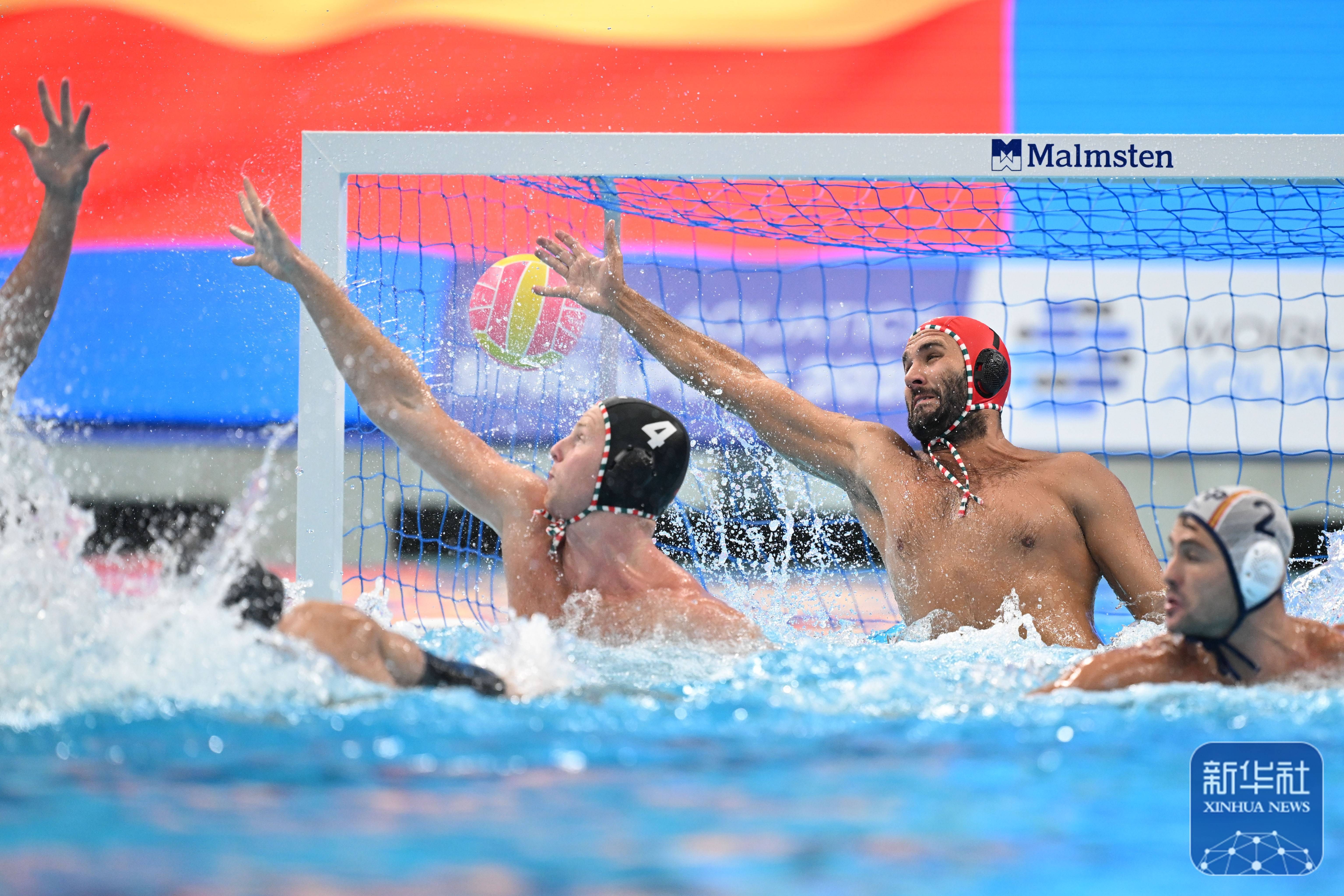 游泳世錦(jǐn)赛丨西(xī)班牙队获得男子(zi)水球冠(guān)軍(jūn)