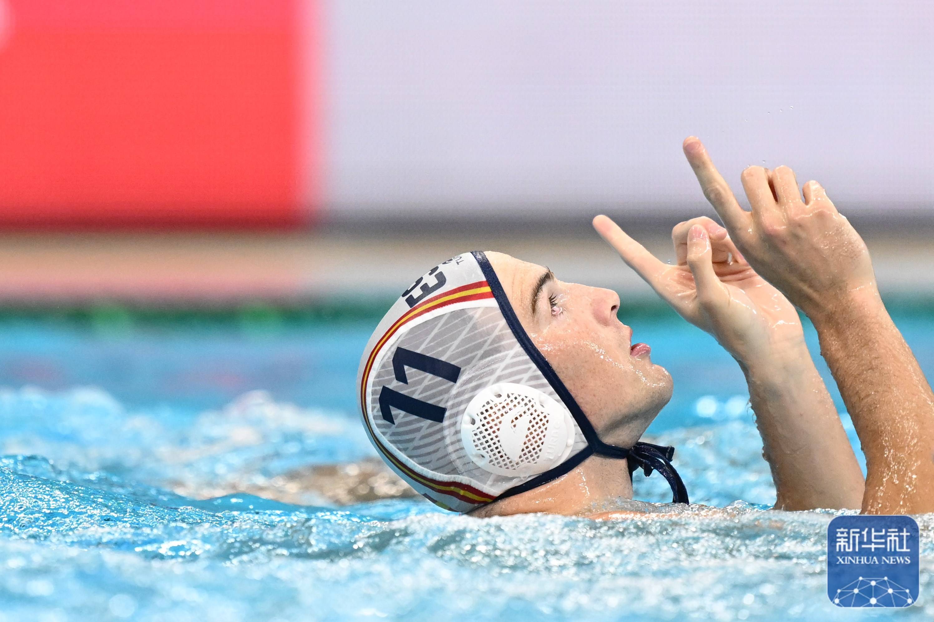 游泳世錦(jǐn)赛丨西(xī)班牙队获得男子(zi)水球冠(guān)軍(jūn)