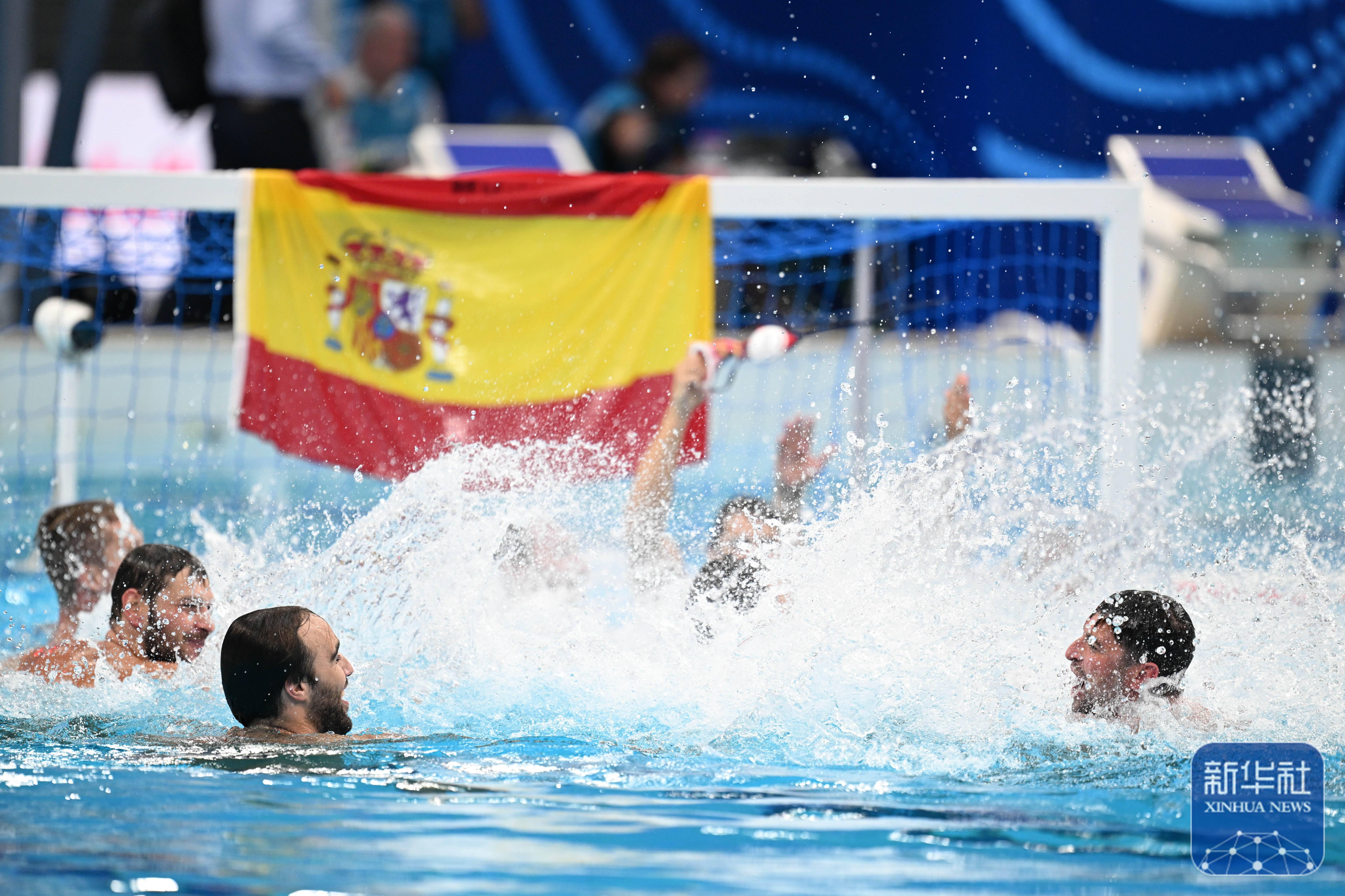 游泳世錦(jǐn)赛丨西(xī)班牙队获得男子(zi)水球冠(guān)軍(jūn)