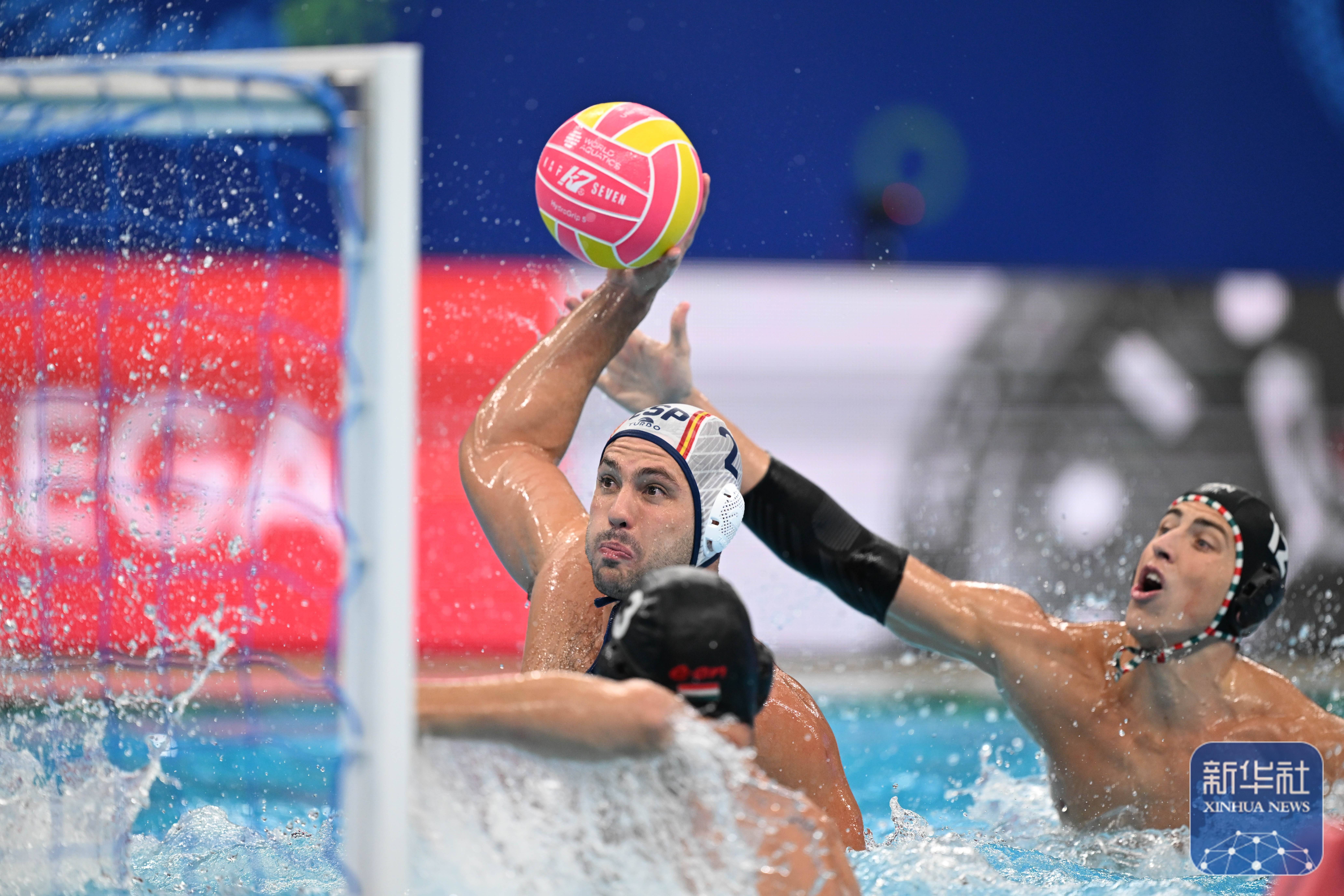 游泳世錦(jǐn)赛丨西(xī)班牙队获得男子(zi)水球冠(guān)軍(jūn)
