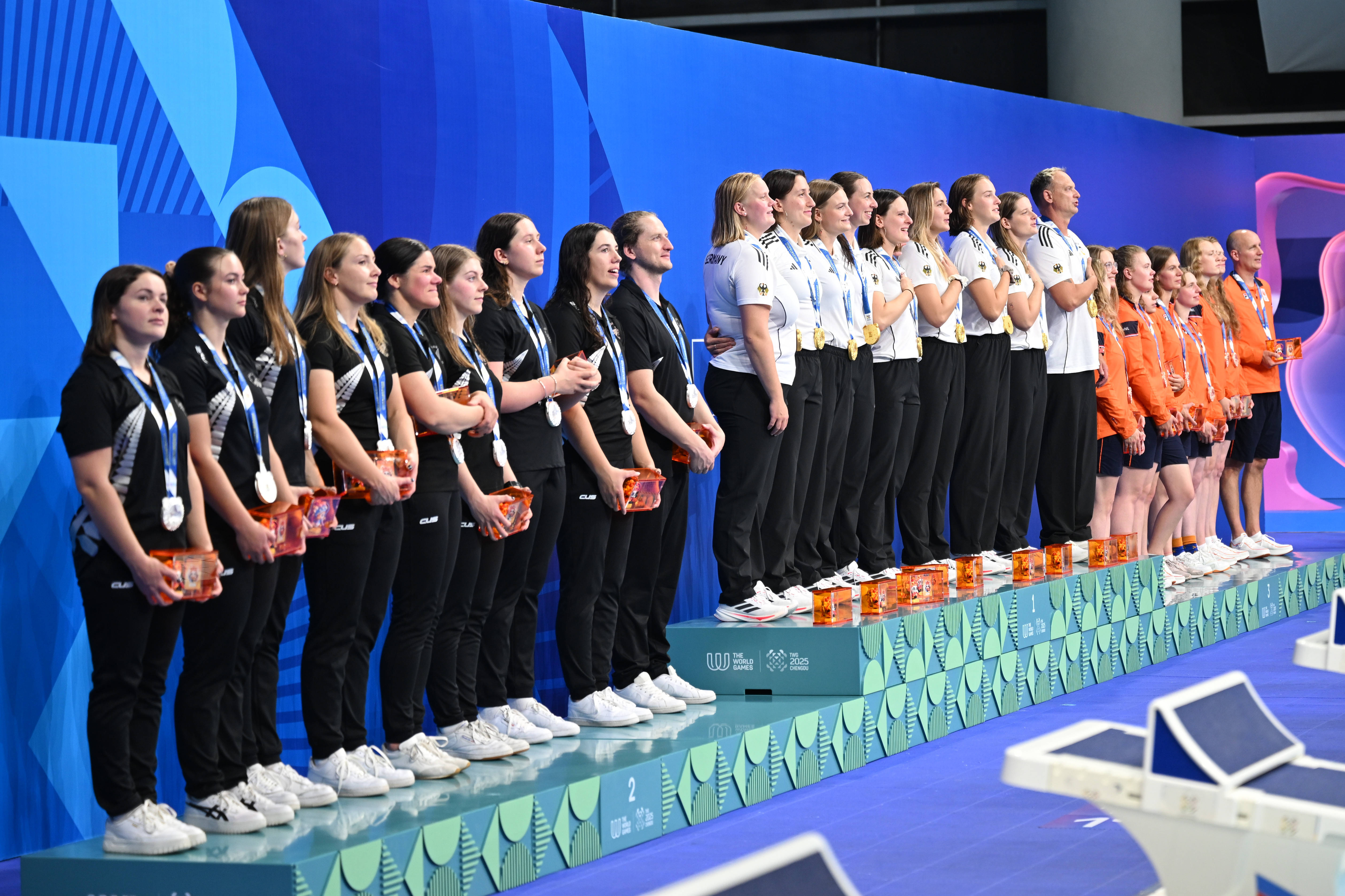 (成都世运会)皮艇球——女子决赛:德国队夺冠