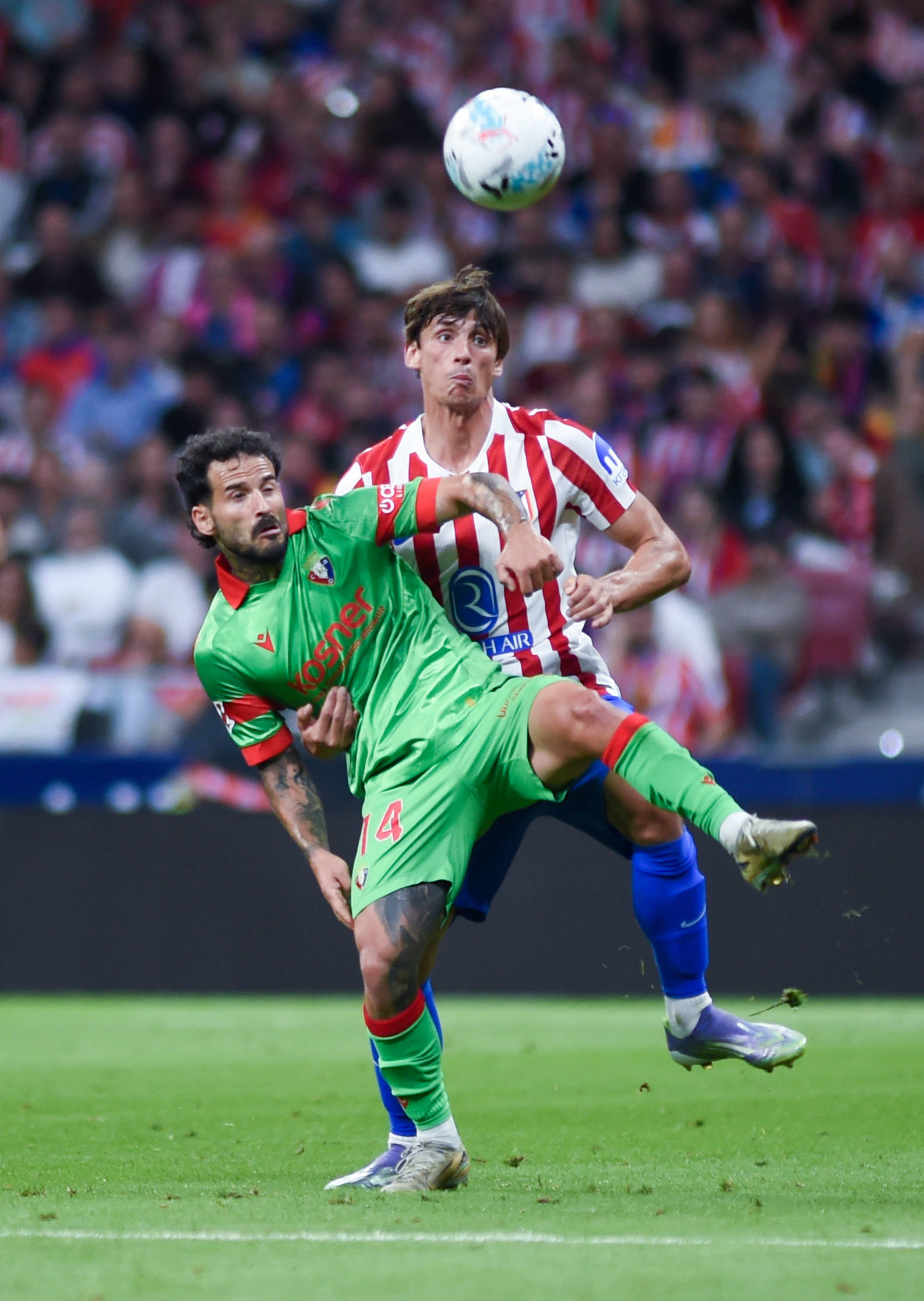 （体育）足(zú)球——西甲：马德里竞技胜奧(ào)萨苏纳