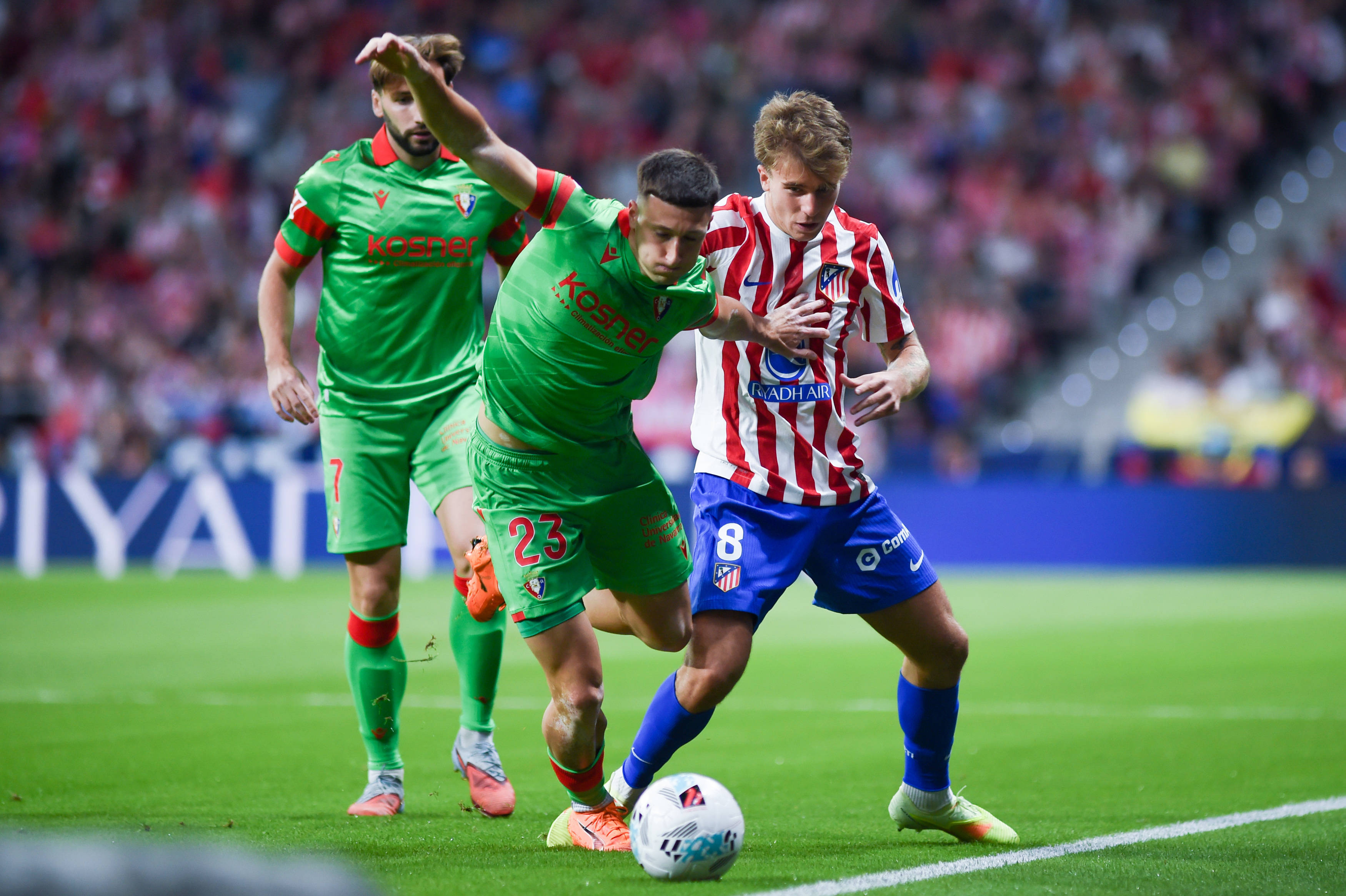 （体育）足(zú)球——西甲：马德里竞技胜奧(ào)萨苏纳