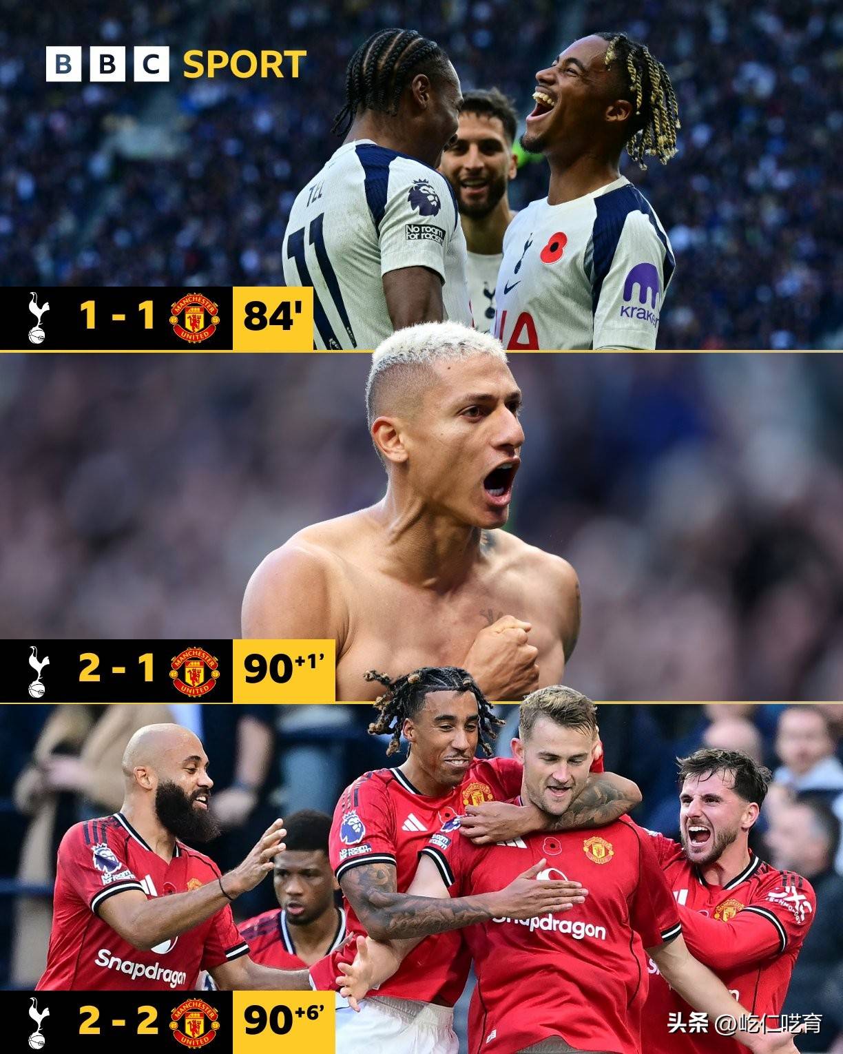 柏林联2-2拜仁：不用等阿森纳终结了，柏林爆冷直接终结拜仁连胜